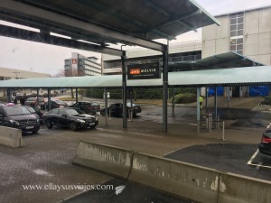 Saliendo del aeropuerto de Lufthavn - Bergen
