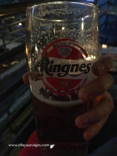 Cerveza Ringness en Underwater Pub