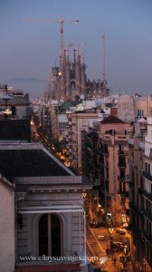 Sagrada Familia desde Azotea - La Pedrera