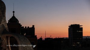 Atardecer desde la Azotea - La Pedrera